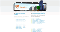 Desktop Screenshot of capelliimmobiliare.it